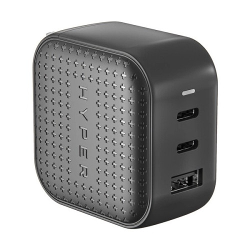 Sạc đa cổng HyperJuice 66W GaN Charger | Black (Chính Hãng)