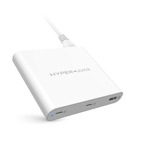 Bộ sạc Hyper Juice 87W USB-C Charger with QC 3.0 USB-A (Chính Hãng)