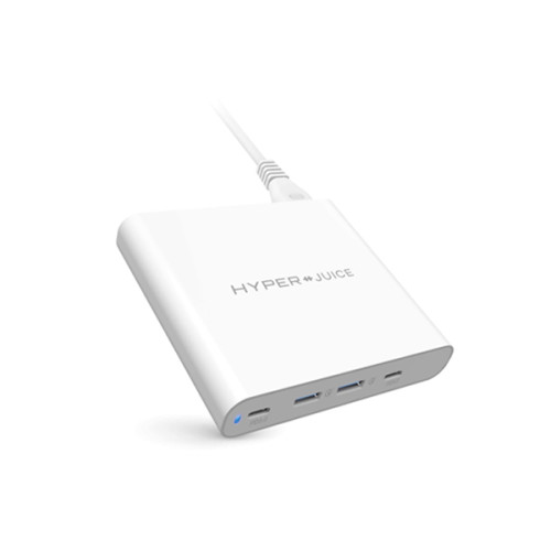 Bộ sạc HyperJuice 87W Dual USB-C/USB-A Charger with QC 3.0 USB-C (Chính Hãng)