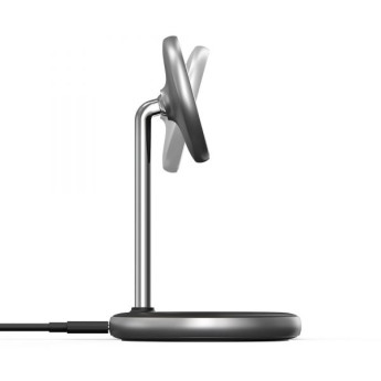 Bộ sạc không dây HyperJuice Magnetic 2 in 1 Wireless Charging Stand iPhone 12 Series AirPods (Chính Hãng)