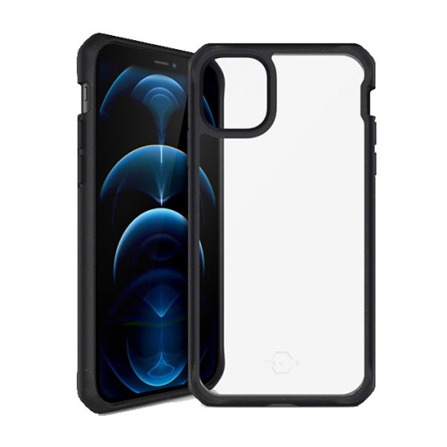 Ốp lưng ITSKINS (France) Feroniabio Pure Drop Safe 2M/7FT for iPhone 12/12 Pro | Black