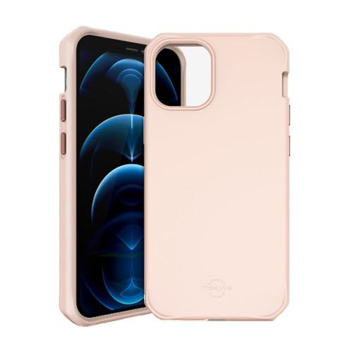 Ốp lưng ITSKINS Hybrid Silk Drop Safe 3M/10FT for iPhone 12/12 Pro | Light Pink