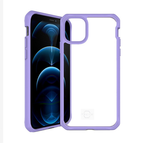 Ốp lưng ITSKINS Hybrid Solid Drop Safe 3M/10FT for iPhone 12/12 Pro | Purple