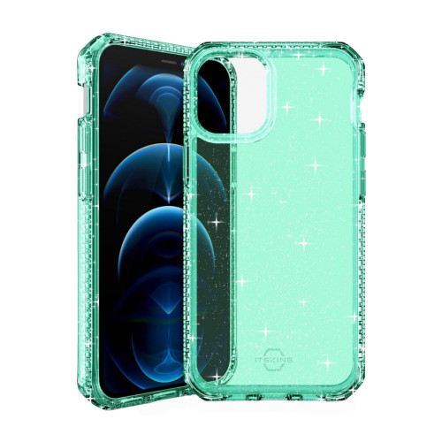 Ốp lưng ITSKINS Hybrid Spark Drop Safe 3M/10FT for iPhone 12 Mini | Tiffany Green