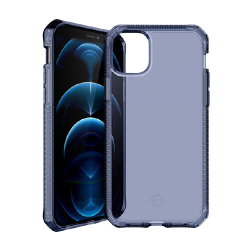 Ốp lưng ITSKINS (France) Spectrum Clear Antimicrobial Drop Safe 3M/10FT for iPhone 12/12 Pro | Deep Blue