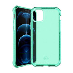 Ốp lưng ITSKINS (France) Spectrum Clear Antimicrobial Drop Safe 3M/10FT for iPhone 12/12 Pro | Tiffany Green