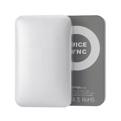 Sạc dự phòng Magsafe 15W Mipow Power Cube 8000mAh | Silver (Chính Hãng)