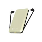 Sạc dự phòng Andino PowerTwin 10,000mAh QC 3.0 | Gold (Chính Hãng)