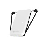 Sạc dự phòng Andino PowerTwin 10,000mAh QC 3.0 | Silver (Chính Hãng)