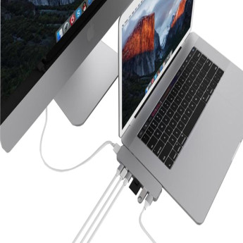 Cổng chuyển HyperDrive USB-C Thunderbolt 3 Hub | Gray (Chính Hãng)