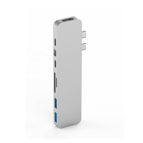 Cổng chuyển HyperDrive USB-C Thunderbolt 3 Hub | Silver (Chính Hãng)