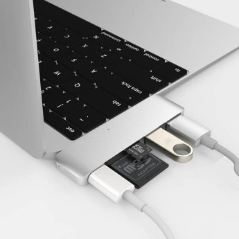 HyperDrive 5-in-1 USB-C Hub for MacBook, PC & Devices | Silver
