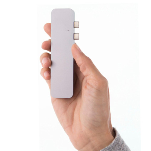 HyperDrive DUAL USB-C Hub for MacBook Pro 2016/2017 | Silver