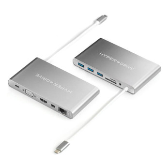 Hyperdrive Ultimate USB-C Hub for MacBook, PC & Devices | Gray