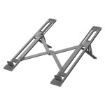 Giá đỡ tản nhiệt HyperStand Folding Alumium for Macbook /Laptop/IPad | Gray (Chính Hãng) (HTU6)