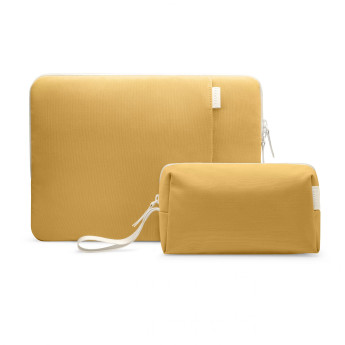 Túi chống sốc Tomtoc Organized Corner Armor + Pouch MacBook Air/Pro 13" | Yellow (Chính Hãng)