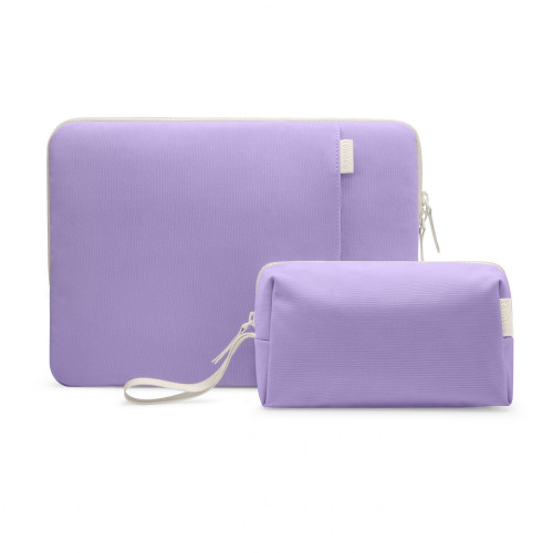Túi chống sốc Tomtoc Organized Corner Armor + Pouch MacBook Air/Pro 13" | Violet (Chính Hãng)