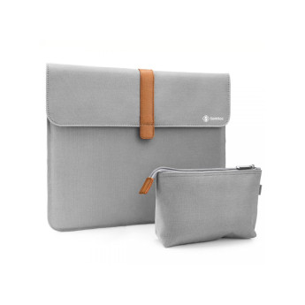 Túi Tomtoc Envelope + Pound MB Pro 13” | Silver (Chính Hãng)