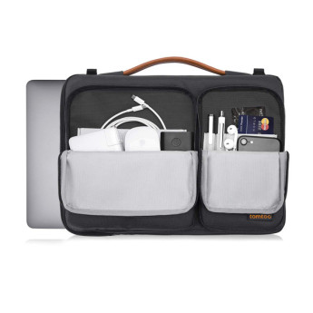 Túi Tomtoc Shoulder Bags MB 13” | Black (Chính Hãng)