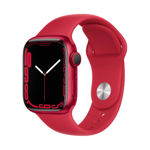 Apple Watch Series 7 | 45mm/GPS + Cellular | Red Aluminium/Red Sport Band