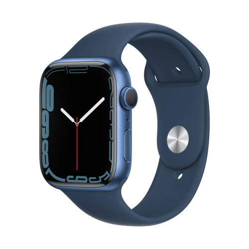 Apple Watch Series 7 | 45mm/GPS | Blue Aluminum/Abyss Blue Sport Band (Chính hãng)