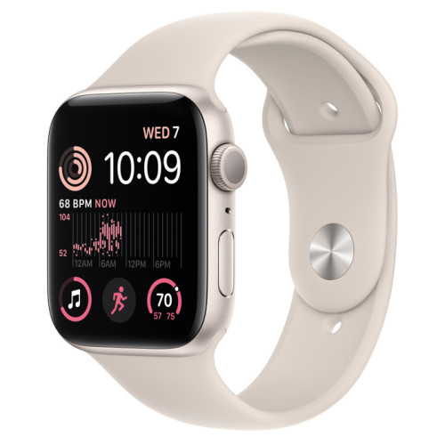 Apple Watch SE 2022 | 40mm/GPS | Starlight Aluminium Case/Starlight Sport Band (Chính hãng)