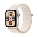 Apple Watch SE 2023 | 44mm/GPS | Starlight Aluminum Case/Starlight Sport Loop (Chính Hãng)