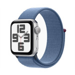 Apple Watch SE 2023 | 40mm/GPS | Silver Aluminum Case/Winter Blue Sport Loop (Chính Hãng)