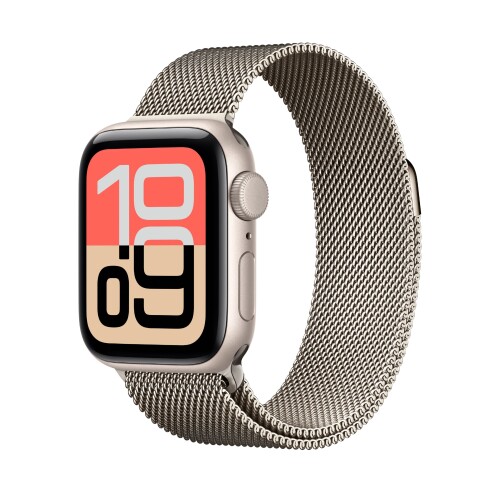 Apple Watch SE 3 | 44mm/GPS | Starlight/ Stainless Steel (Chính hãng)