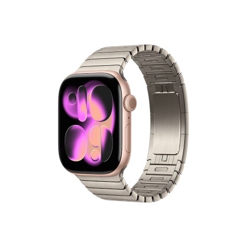 Apple Watch Series 11 | 46mm/GPS | Aluminum Case | Rose Gold/Stainless Steel (Chính hãng)