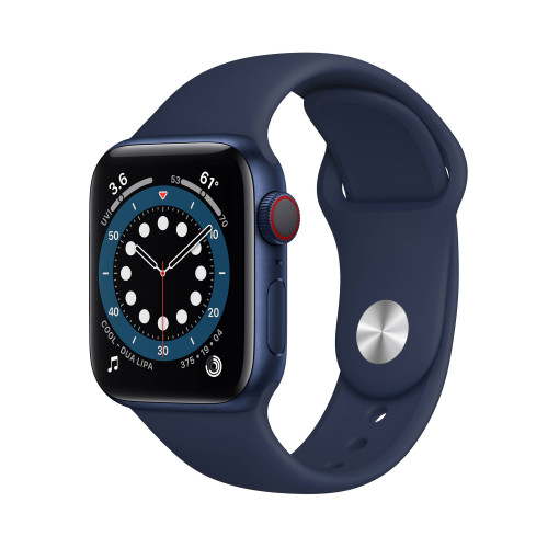 Apple Watch Series 6 | 40mm/GPS | Blue Aluminum Case/Deep Navy Sport Band