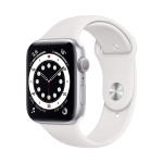 Apple Watch Series 6 | 40mm/GPS | Silver Aluminum Case/White Sport Band