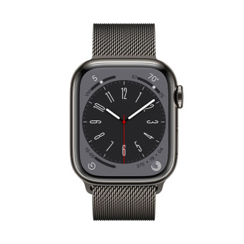 Apple Watch Series 8 | 45mm/GPS + Cellular | Graphite Stainless Steel Case/Graphite Milanese Loop (Chính Hãng)