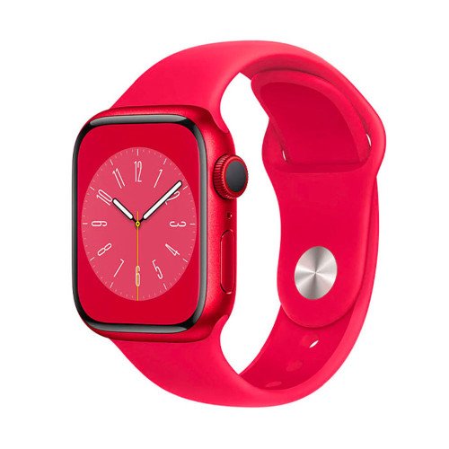 Apple Watch Series 8 | 45mm/GPS + Cellular | Red Aluminium Case/Red Sport Band