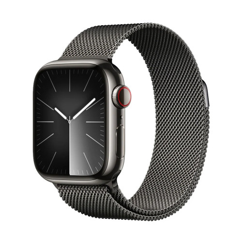 Apple Watch Series 9 | 45mm/GPS + Cellular | Graphite Stainless Steel Case/ Graphite Milanese Loop (Chính hãng)