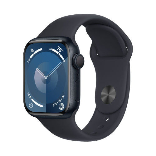 Apple Watch Series 9 | 45mm/GPS | Midnight Aluminum Case/ Midnight Sport Band | S/M (Chính hãng)