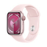 Apple Watch Series 9 | 45mm/GPS + Cellular | Pink Aluminum Case/ Light Pink Sport Band | S/M (Chính hãng)