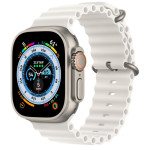 Apple Watch Ultra | 49mm/GPS + Cellular | Titanium Case/White Ocean Band (Chính hãng)