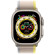Apple Watch Ultra | 49mm/GPS + Cellular | Titanium Case/Yellow/Beige Trail Loop | M/L