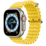 Apple Watch Ultra | 49mm/GPS + Cellular | Titanium Case/Yellow Ocean Band