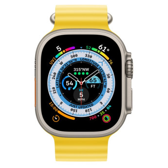 Apple Watch Ultra | 49mm/GPS + Cellular | Titanium Case/Yellow Ocean Band (Chính hãng)