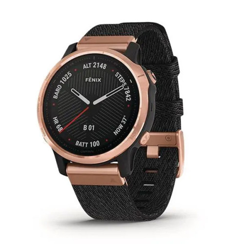 Garmin Fenix 6S Sapphire | Gray/Nylon Band (Chính Hãng)