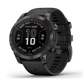 Garmin Fenix 7 Pro Sapphire Solar | Carbon Gray (Chính Hãng)