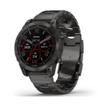 Garmin Fenix 7 Sapphire Solar | Carbon Gray/Vented Titanium Band (Chính Hãng)