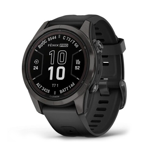 Garmin Fenix 7S Pro Sapphire Solar Edition | Carbon Gray (Chính Hãng)