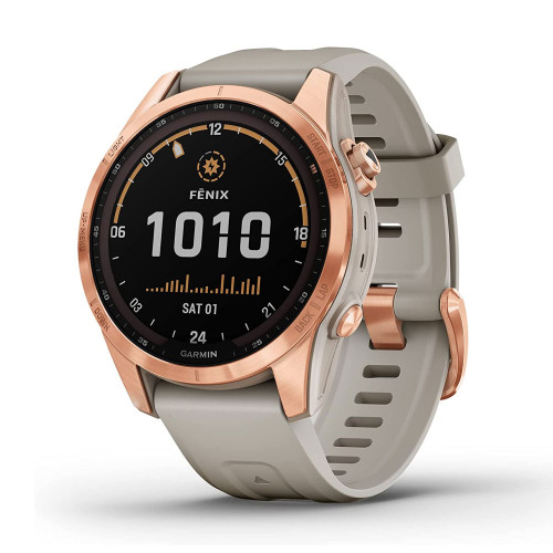 Garmin Fenix 7S Sapphire Solar | Rose Gold (Chính Hãng)