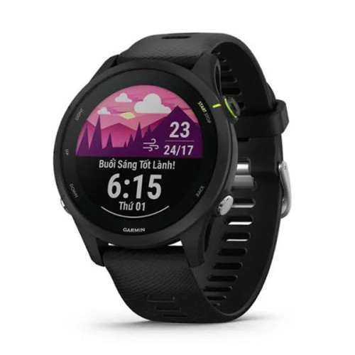 Garmin Forerunner 255 Music | 46mm | Black (Chính Hãng)