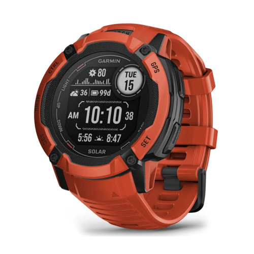 Garmin Instinct 2X Solar | Flame Red (Chính Hãng)