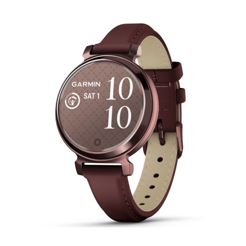 Garmin Lily 2 Classic | Dark Bronze/ Mulberry Leather Band (Chính Hãng)