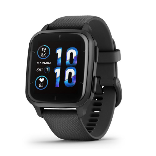Garmin Venu SQ 2 Music | 40mm | Black Case/Silicone Band (Chính Hãng)